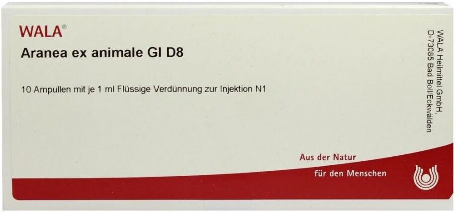 Wala Aranea Ex Animale Gl D8 Ampullen