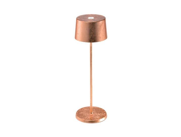 Zafferano Olivia 3K Akku-Tischlampe kupfer 3K, dimmbar, kupfer, für Wohn- / Esszimmer, Aluminium, Modern