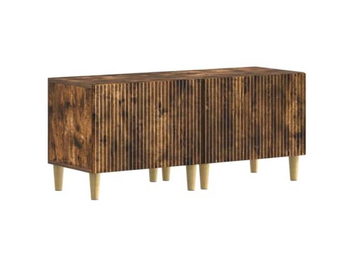 Makastle TV-Schrank Raucheiche 98 x 35 x 43 cm Holzwerkstoff