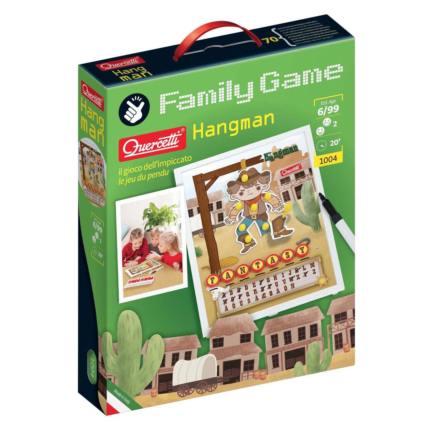 Quercetti Hangman Spiel (Französisch, Italienisch, 2 Spieler) (040-1004)
