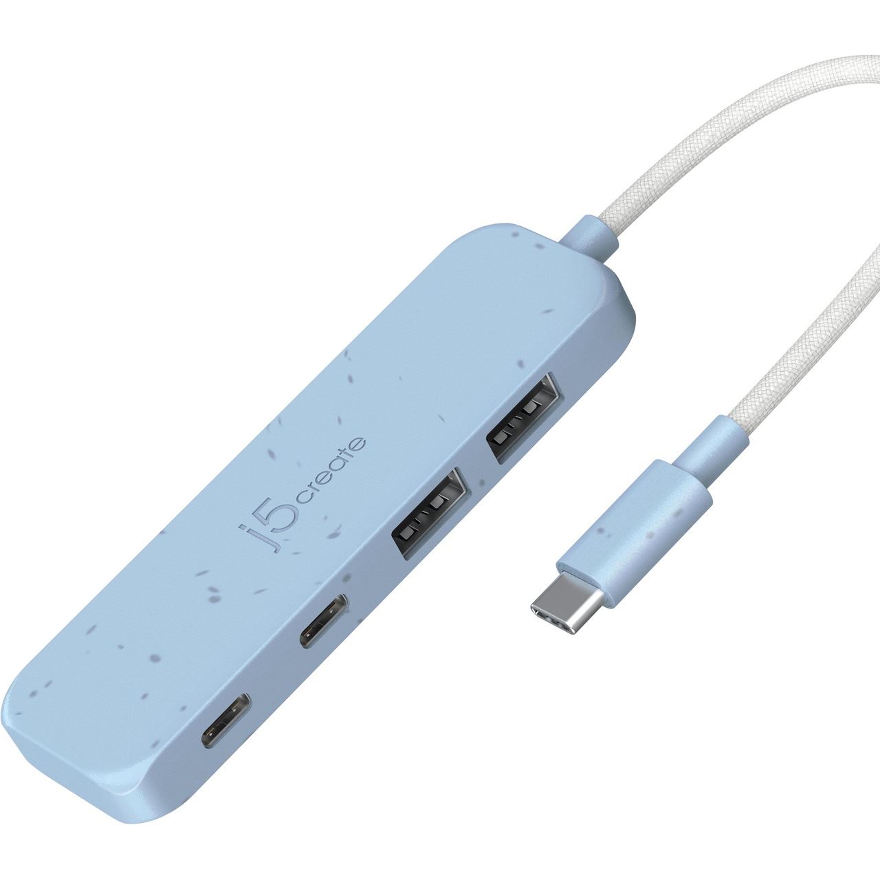 J5CREATE ECO-FRIENDLY USB-C TO 4-PORT TYPE-C TYPE-A GEN 2 HUB JCH342EC-N