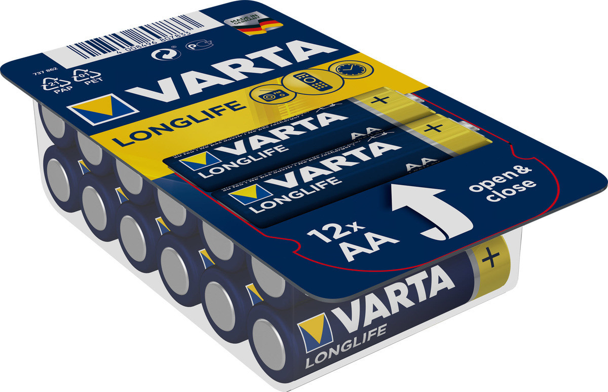 Varta Longlife LR6/AA Mignon 40878 Alkaline-mangaanbatterij 1,5 V