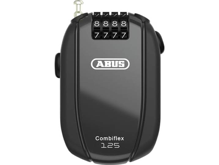 ABUS Kabelslot Combiflex, Trip 125, 125 cm lang, Zwart