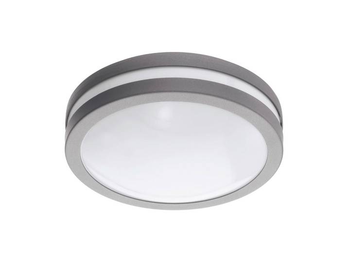 Eglo Led-Aussenleuchte Connect, Silberfarben, Weiß, Metall, Kunststoff, rund, 9.5 cm, Smartphone-Steuerung, Lampen & Leuchten, Außenbeleuchtung, Außenleuchten