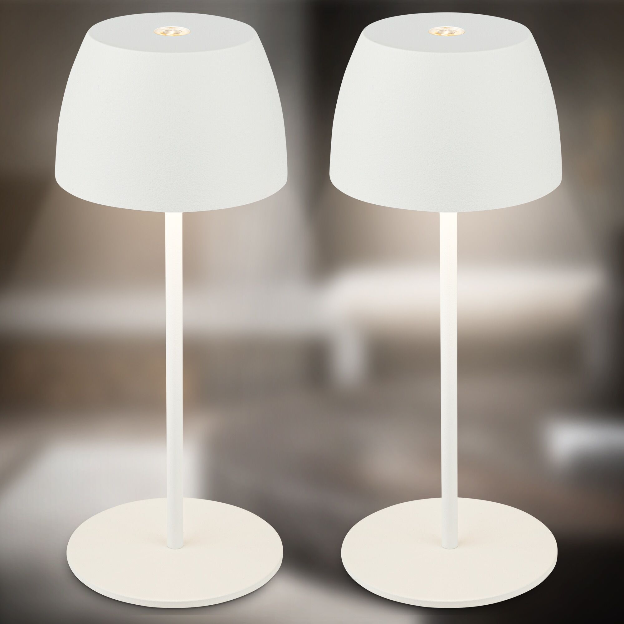 LED Außen-Tischleuchte BRILONER LEUCHTEN "SERINA MINI 7803026", weiß, Leuchten, LED Außen-Tischleuchte