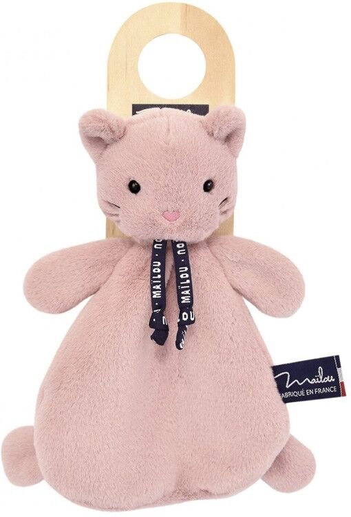 Doudou Chat Dorlotin Rosée - Maïlou Tradition