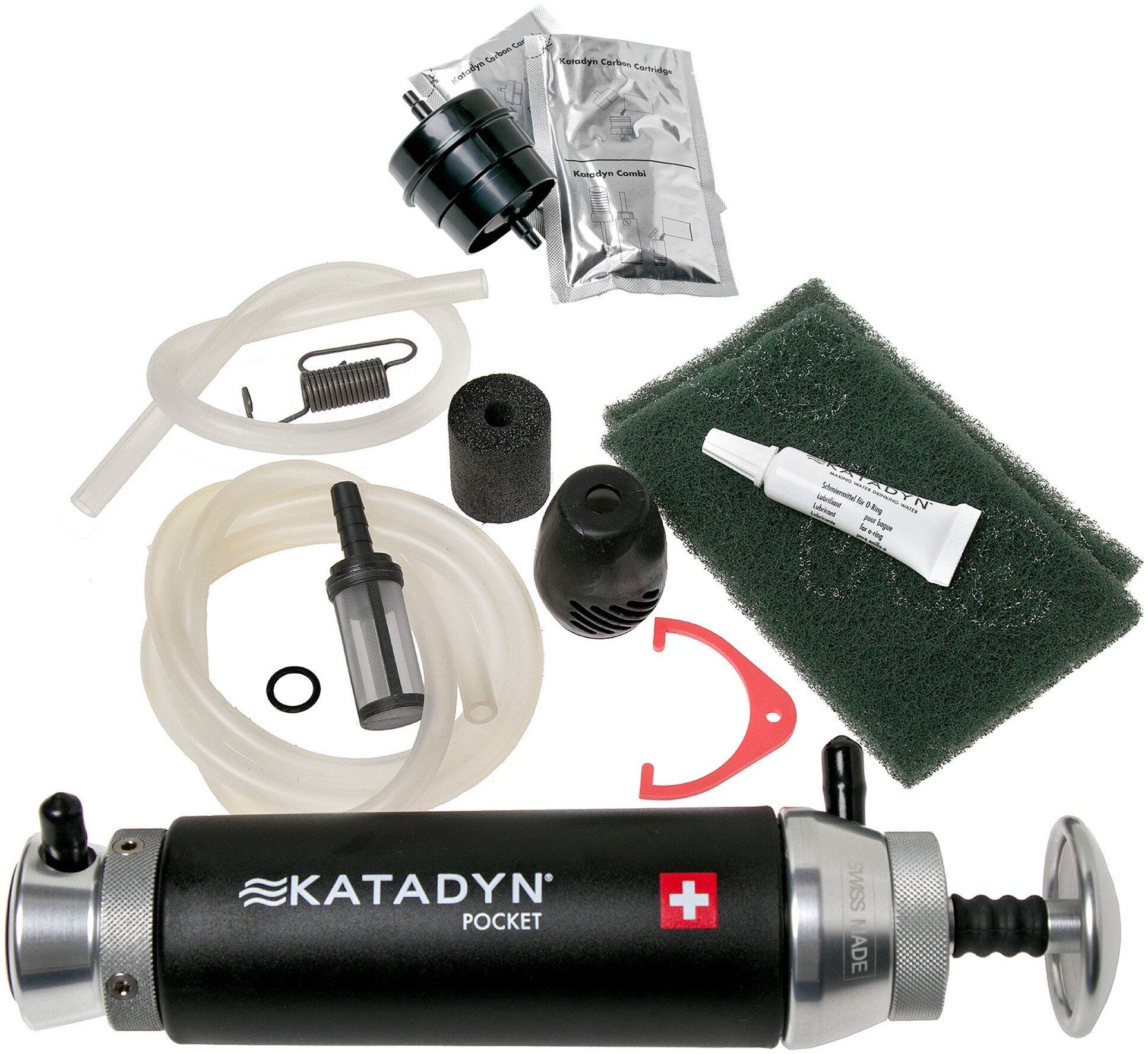 Filtr do wody Katadyn Pocket z filtrem węglowym Katadyn Carbon Cartridge