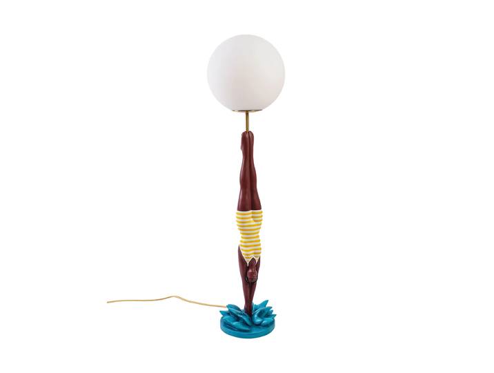 Grosse Design Tischlampe „Diver Yellow“ Multicolor Seletti