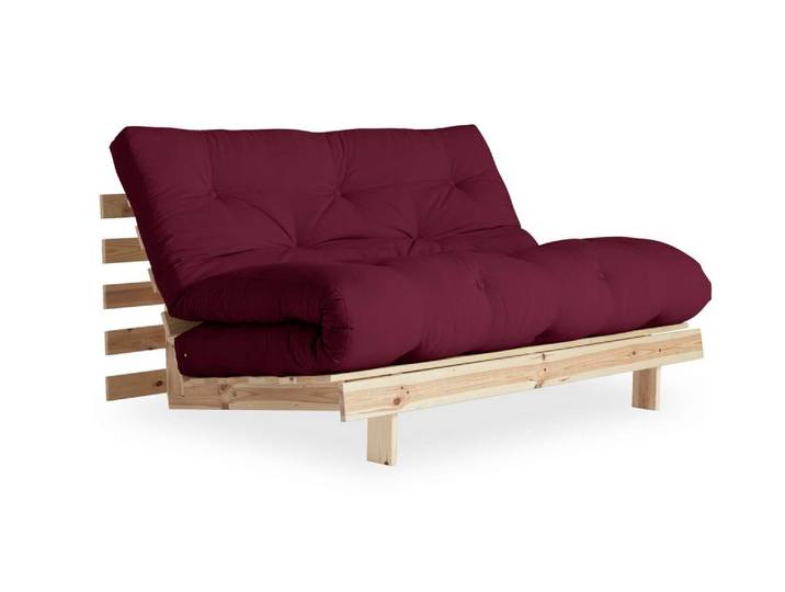Schlafsofa Klappsofa ROOTS 140 cm BORDEAUX von KARUP