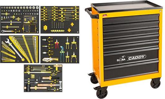Elora Werkzeugwagen Super-Caddy 100, plus Sortimente, ELORA-1215-WS OMS-5