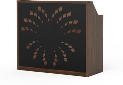 Modern Reception Desk, Retail Checkout Desk for Cashier Counter, Salon, Office And Customer Service Front Desk