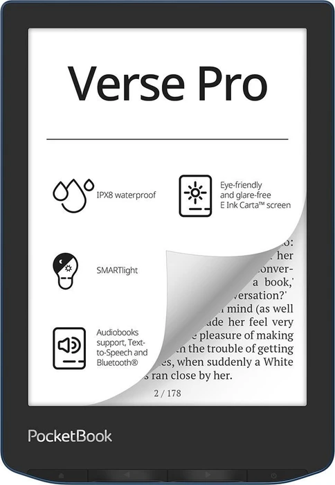 PocketBook 634 Verse Pro Azure, blau
