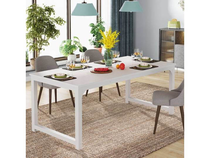 Table à manger - LITTLE TREE - Little Tree - 160×80 cm - Rectangulaire - Pieds métal
