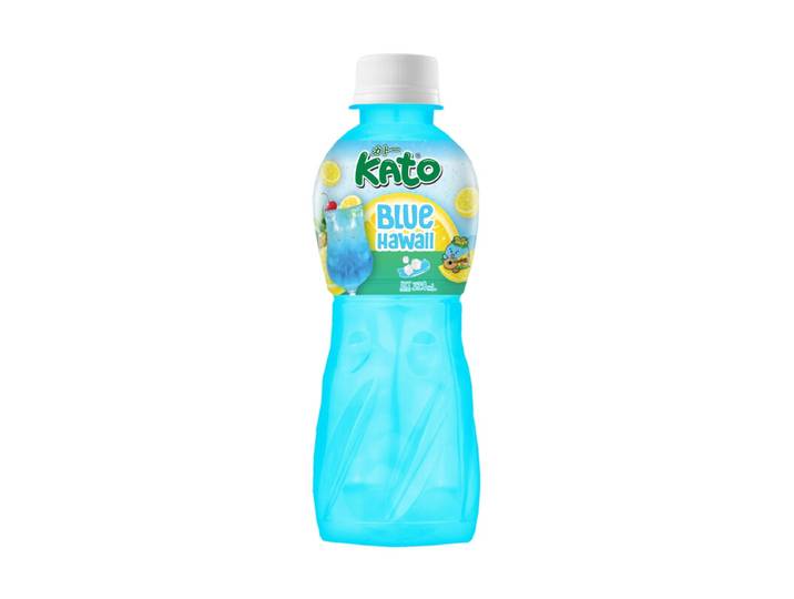 KATO Jus Hawaii Bleu Avec Gelée Nata De Coco 320 ml