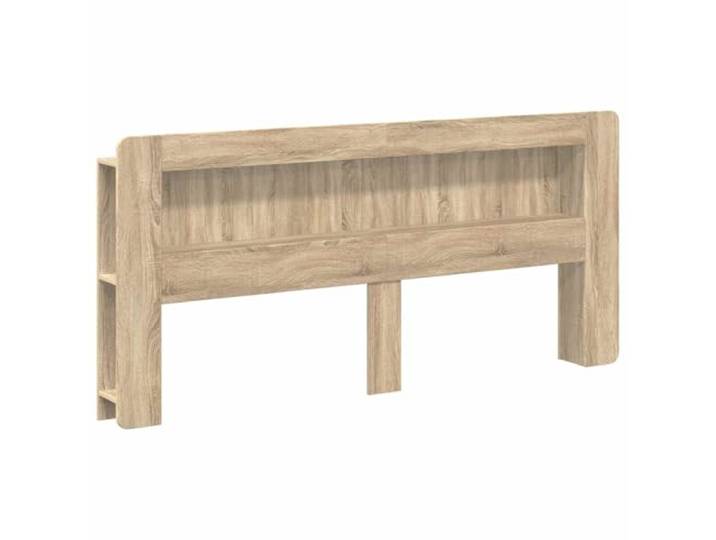 Makastle Kopfteil-Schrank Sonoma-Eiche 215x18,5x100 cm Holzwerkstoff