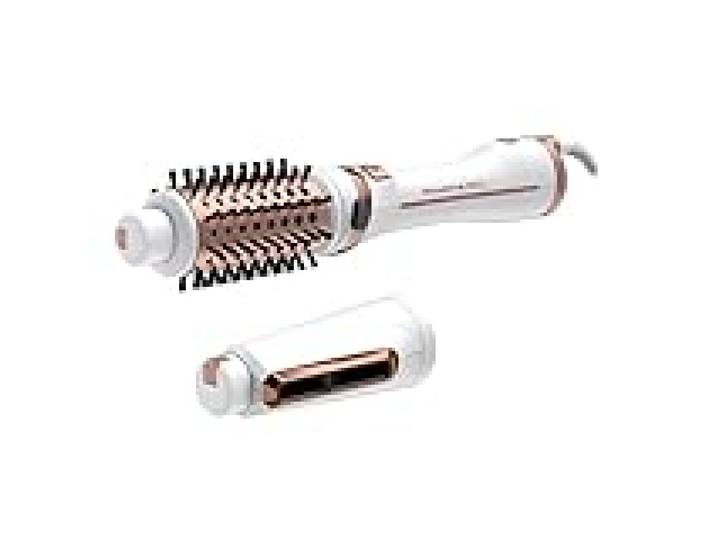 Rowenta Brush Activ’ Ultimate Care Brosse rotative, 2en1, Fonction Flip, Soin cheveux, Booster d'éclat, Volume, CF9720F0