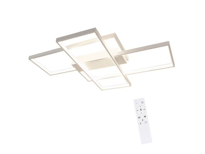 Plafonnier fer blanc 100x70x8cm led 88w