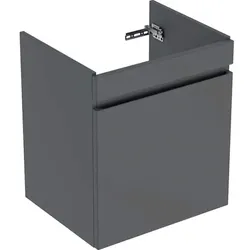 Geberit Renova Plan Unterschrank für den Waschtisch, mit einer Schublade und einer Innenschublade, 53,6x60,6x44,6cm, 501.905.JK.1, Farbe: lava / lackiert matt