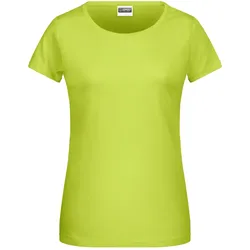 Damen Basic T-Shirt "8007" - XS - acid-yellow