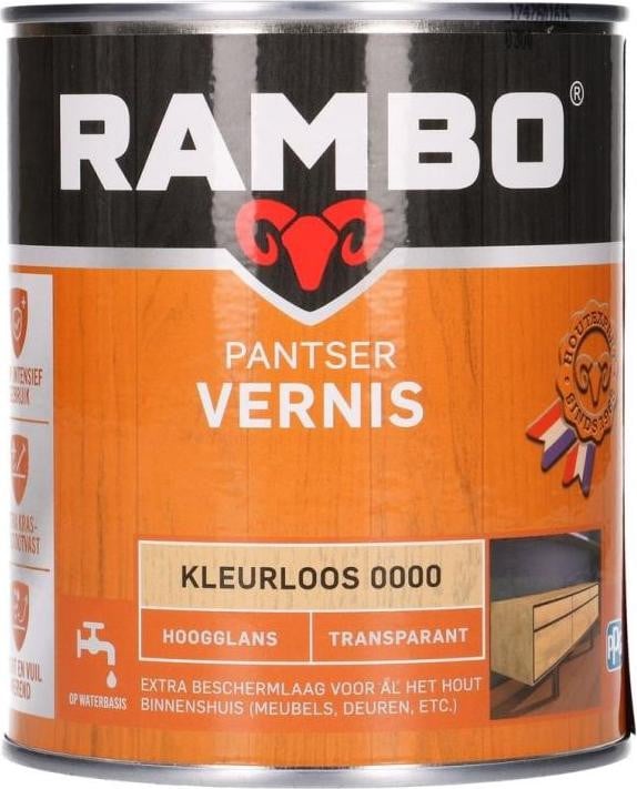 Rambo Pantservernis High Gloss Transparant 0,75 l