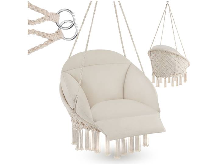 Fauteuil suspendu Samira - beige