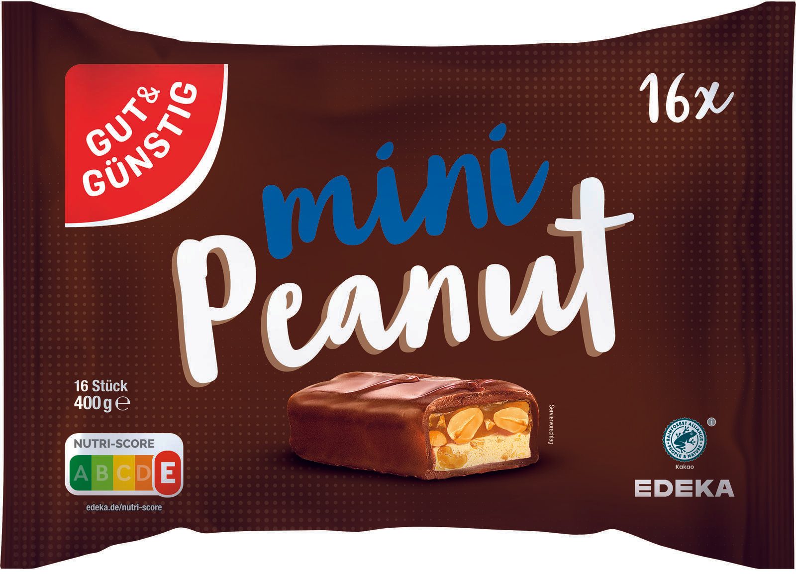 GUT&GÜNSTIG mini Peanut Schokoriegel 5920349002