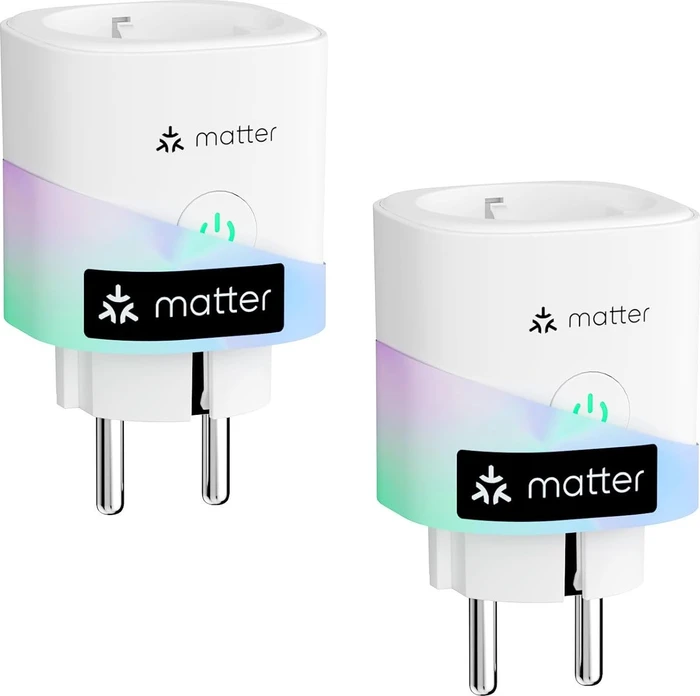 Meross Matter Compatible Smart Wi-Fi Plug with Energy Monitor (4 pack), 4 Stk