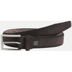 Wildledergürtel Braun 100