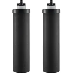 VEVOR Wasserfilter-Ersatz Reinigungselemente, Aktivkohle-Ersatzfilter 2er-Pack, leicht austauschbarer Wasserfilter, Schwerkraft-Wasserfiltersystem Ersatz, kompatibel mit den meisten Marken