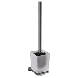 RAV SLEZÁK WC-Bürste NIL metal grey Messing/Glas NLA0500MG