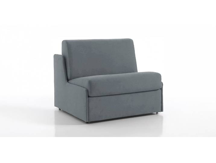 MARSEILLAN - Fauteuil convertible - Tweed, Gris bleuté