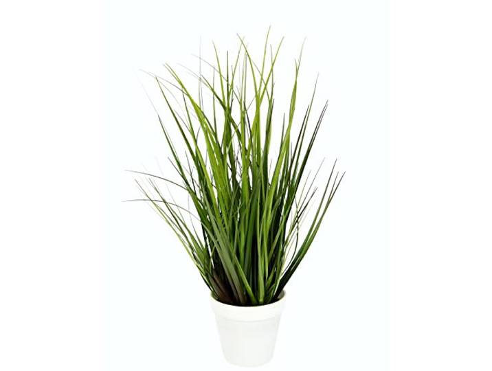 Kunstgrasstruik in pot, kunstplant, decoratief gras, planten, siergras, gras, bos, decoratie, grassen, voorjaar, oevergras, riet, bruiloftsdecoratie, grasbundel, groene plant, solitair gras,
