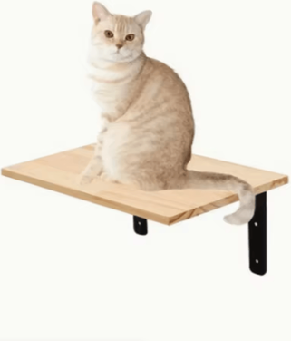 Uplift Curations Wall Mounted Cat Shelves With Hammock Sisal Scratching Post And Climbing Ladder e pedal