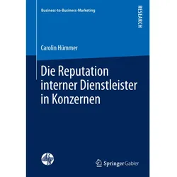 Die Reputation interner Dienstleister in Konzernen, Fachbücher von Carolin Hümmer