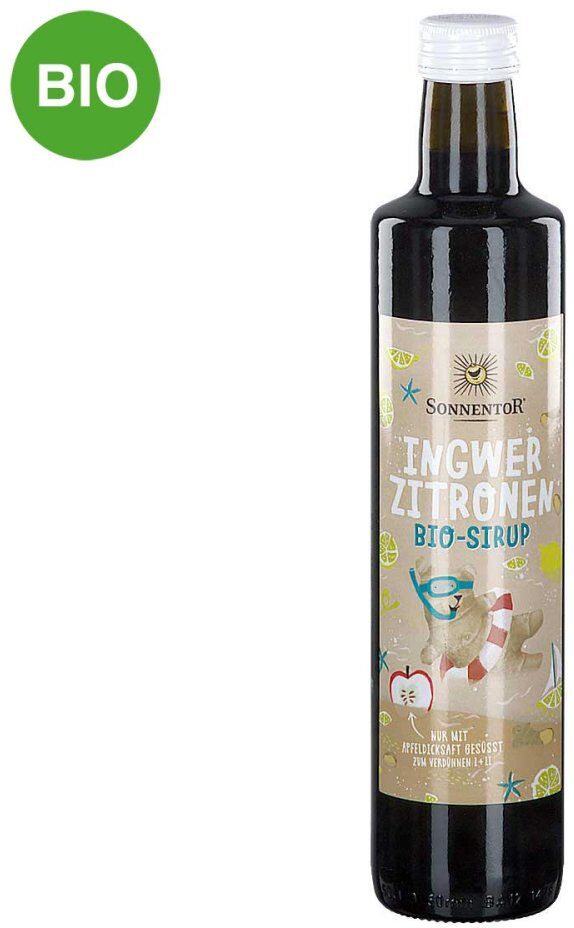 SONNENTOR Ingwer Zitronen Bio Sirup 500ml