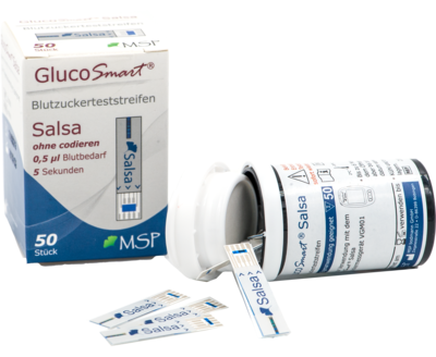 MSP bodmann GmbH GLUCOSMART Salsa Blutzuckerteststreifen Dose 50 St 11653886