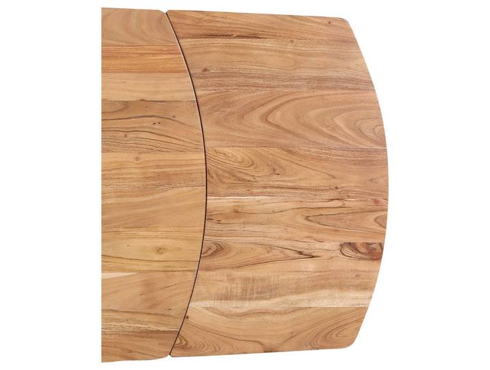 Livetastic Ansteckplatte, Schwarz, Akazie, Holz, Metall, Akazie, massiv, 45x3.5x90 cm, Esszimmer, Tische, Ansteckplatten