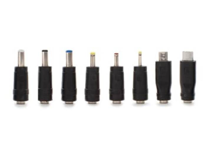 HQ-Power Set met 8 universele pluggen, voor 5.5 x 2.1 mm DC-stekker