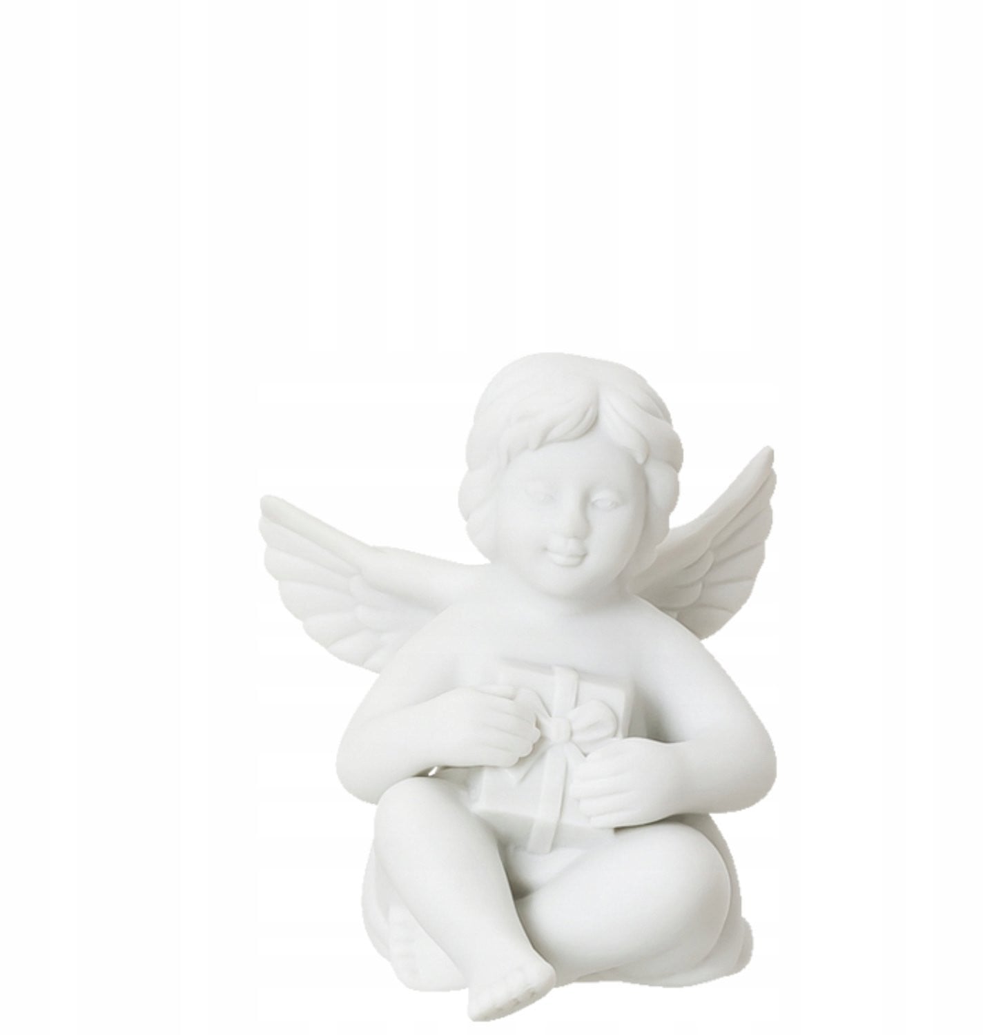 Rosenthal Porseleinen Engel met Cadeau - Hoogte: 10 cm