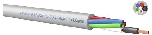 Kabeltronik 423P51105 LEDotronic-PUR 3x0,50qmm + 1x1,00qmm LED-Leitung 500V PUR (Ø) 5.1mm 100m