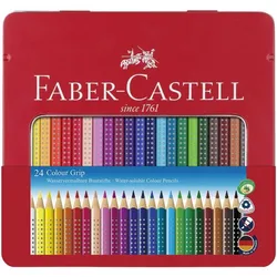 Faber-Castell Buntstifte »Colour GRIP« farbsortiert 24 Stück braun