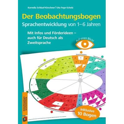 Der Beobachtungsbogen Sprachentwicklung von 1–6 Jahren, Geheftet von Kornelia Schlaaf-Kirschner,Uta Fege-Scholz, Verlag an der Ruhr, 978-3-8346-3605-8