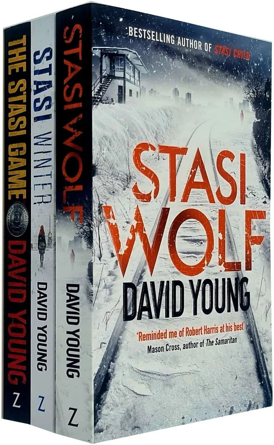 Zaffre Karin Müller Series by David Young - Stasi Winter, Stasi Wolf, The Stasi Game - 3 Book Paperback Set - Cold War Crime Thrillers