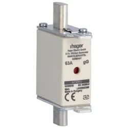 Hager NH-Sicherung NH000 gG 690V 63A K-Melder