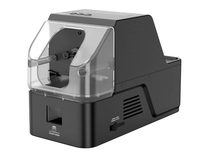 Atrigo Seifenblasenmaschine, Schwarz, Kunststoff, 550 ml, 16.6x23x32.6 cm, RoHS, CE,