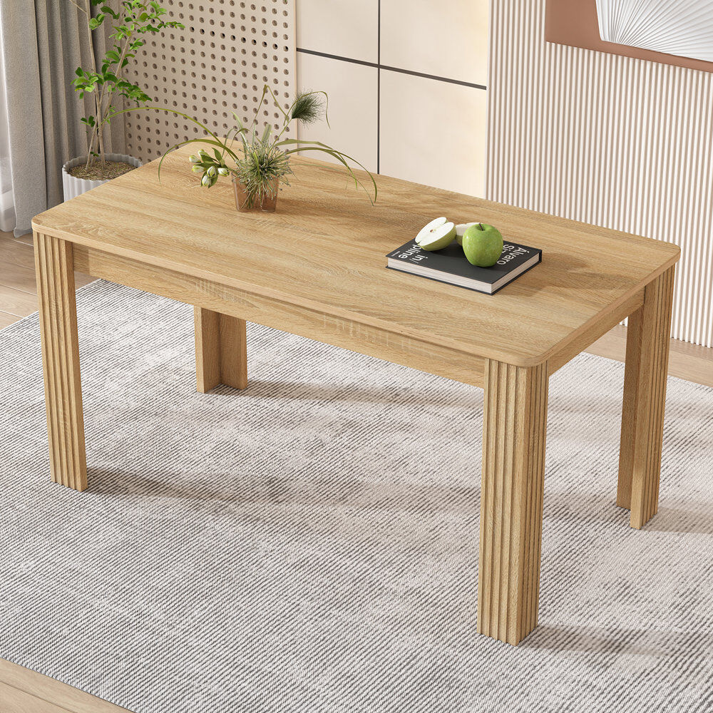 17 Stories Allenhurst 68 cm Rectangular Dining Table Natural