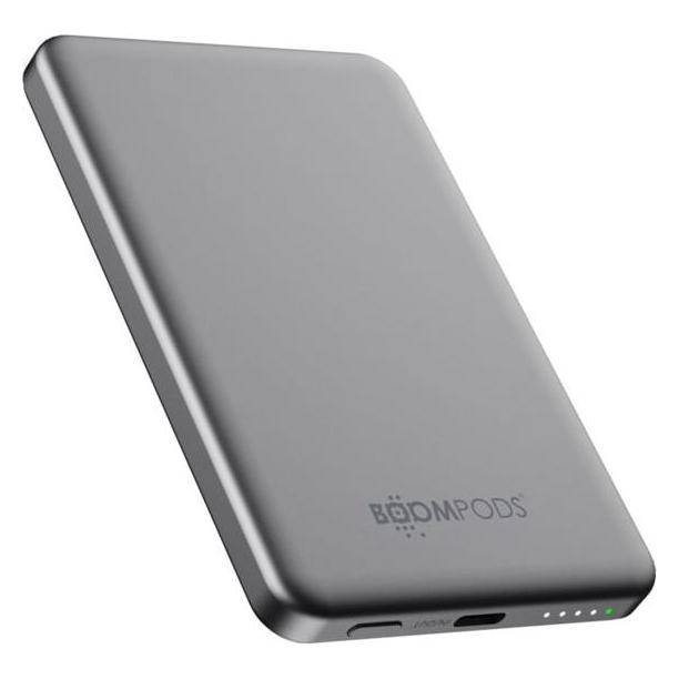 Boompods PowerSnap 5000mAh Graphite Magnetic Powerbank (5000 mAh, 20 W, 19.25 Wh) (PMAGGR)