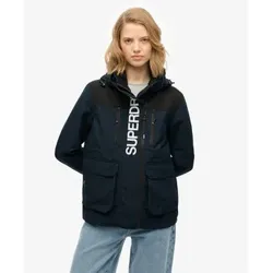 Superdry für Damen. W5011847A Colour Block Ultimate Jacke navy (XS), Lässig, Polyester, Marine
