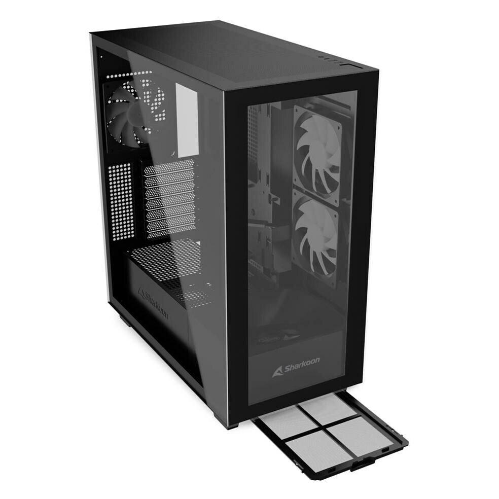 Sharkoon Rebel C60 RGB ATX Black (ATX, mATX, Mini-ITX) (4044951040032)