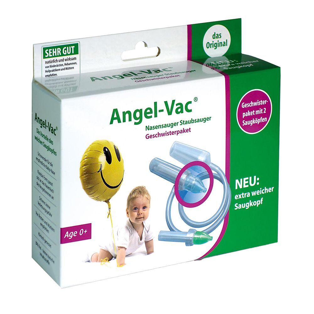 Angel-Vac Nasensauger Geschwister Paket 1 St Sauger